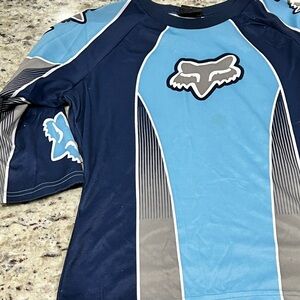 Fox Racing Blue and Gray Jersey